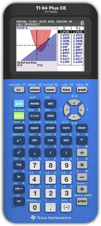 TI-84 Plus CE Python Bionic Blue