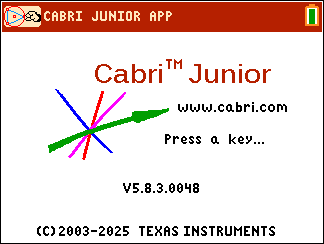 TI-84+CE + CabriJr