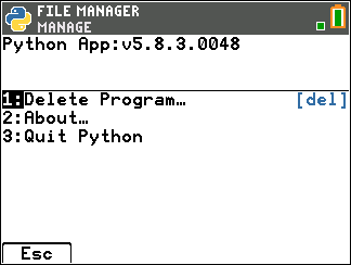 TI-84+CE + Python