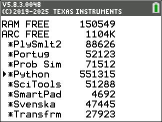 TI-84+CE + Apps