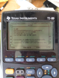 Trouvée une ti-89 ^^ - écran OS