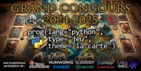 Grand Concours 2024-2025 - Programmation Python